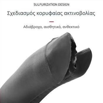 Λωρίδα αντισύγκρουσης για τη B-στήλη αυτοκινήτου — στεγανοποίηση, προστασία από σκόνη και ηχομόνωση, καουτσούκ με ατσάλινη ταινία