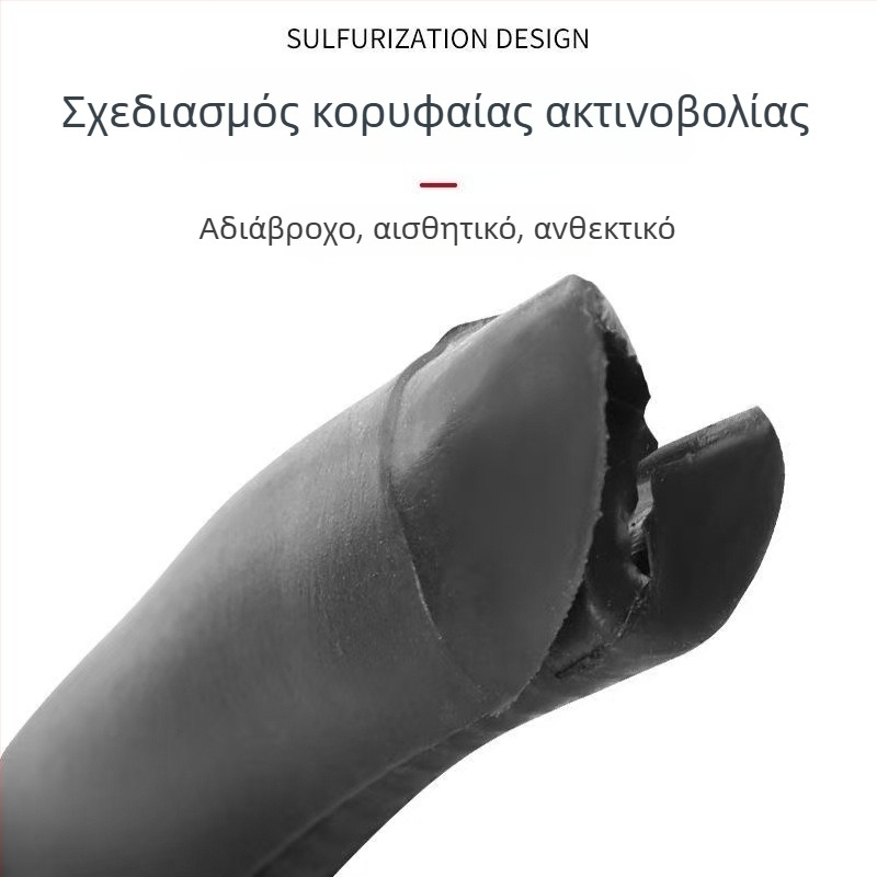 Λωρίδα αντισύγκρουσης για τη B-στήλη αυτοκινήτου — στεγανοποίηση, προστασία από σκόνη και ηχομόνωση, καουτσούκ με ατσάλινη ταινία