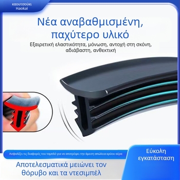 Λαστιχένιο στεγανοποιητικό για κεντρική κονσόλα αυτοκινήτου, μάρκα Haokai, μοντέλο Central control water retaining strip