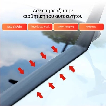 Ελαστικό στεγανοποιητικό οροφής αυτοκινήτου για πόρτες και τζάμια, πάχος 0,5 mm, καθολική συμβατότητα