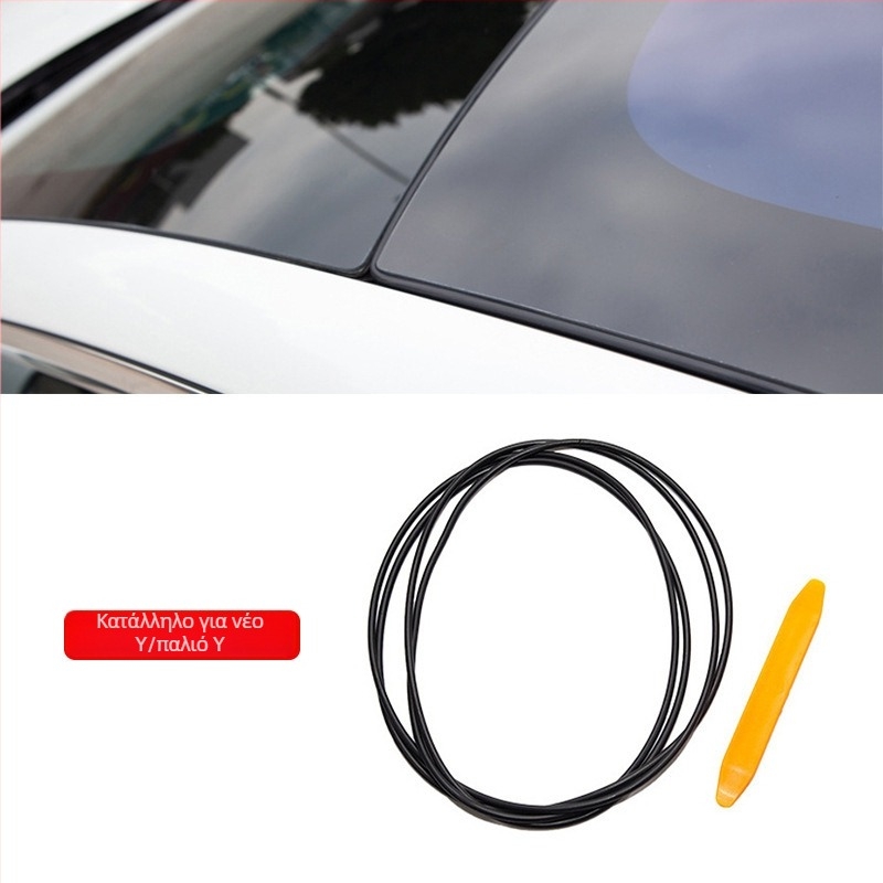 Στεγανοποιητικό για υαλοπίνακα οροφής Tesla Model Y – καουτσούκ 5.0 mm, ταινία σφράγισης, ηχομόνωση εσωτερικών θυρών, μοντέλο 004