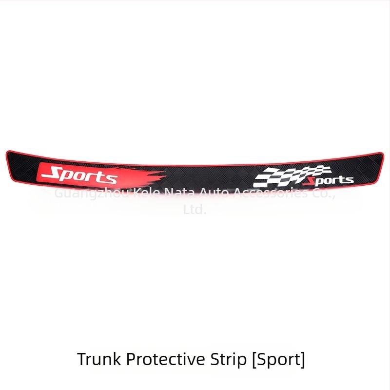 Λωρίδα προστασίας πορτμπαγκάζ κατά της πρόσκρουσης, με υφή καρό, PVC μαλακό καουτσούκ, παχυσμένη, μοντέλο P037