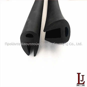 Καουτσούκ σφράγιση για γέφυρες με προφίλ dovetail και αυλακωτό, αδιάβροχο, 120°C, 6