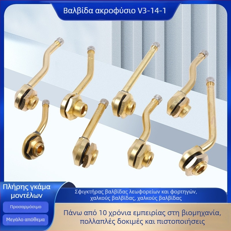 Χαλκός βαλβίδα για ελαστικά χωρίς σωλήνα για φούσκωμα κενού, τύπος στροφικός, κανονική κοιλότητα πυρήνα, συμβατή με γενικά μοντέλα και λεωφορεία (υλικό: χαλκός; τύπος: βαλβίδα χωρίς σωλήνα; κοιλότητα πυρήνα: κανονική; τύπος στροφής: στροφή; συμβατότητα: γε