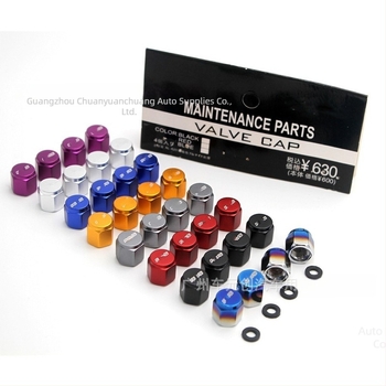 Κάλυμμα βαλβίδας για ελαστικά χωρίς αέρα, από κράμα αλουμινίου, με δακτύλιο σφράγισης σκόνης, βιδωτή εγκατάσταση, παγκόσμια συμβατότητα