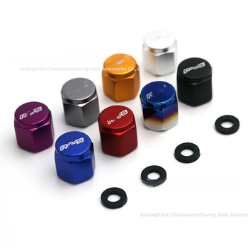 Κάλυμμα βαλβίδας για ελαστικά χωρίς αέρα, από κράμα αλουμινίου, με δακτύλιο σφράγισης σκόνης, βιδωτή εγκατάσταση, παγκόσμια συμβατότητα