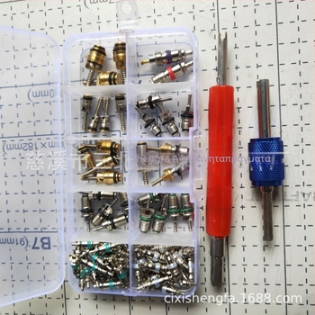 134A Σετ βαλβίδων κλιματισμού, 102 τεμάχια, με καουτσούκ, κοινή κοιλότητα, κατάλληλο για οικιακό αυτοκίνητο