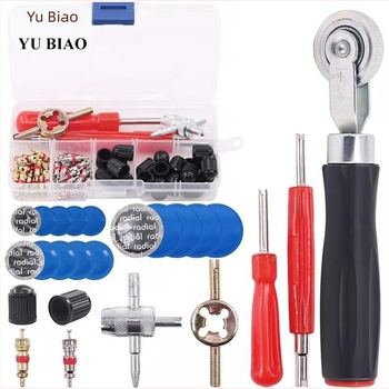 Σετ επισκευής βαλβίνας χωρίς κάμερα, κατασκευή από καουτσούκ, καθολική συμβατότητα, βιδωτή εγκατάσταση και κλειδί πυρήνα βαλβίνας