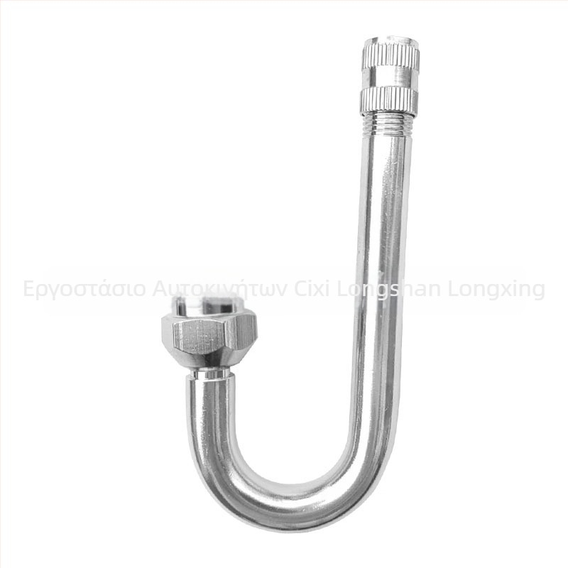 Βαλβίδα χωρίς σωληνάκι με γωνιακό εξάρτημα επέκτασης, ορειχάλκινο σώμα, στεγανοποίηση με βίδα, κατάλληλη για αυτοκίνητα, λεωφορεία, φορτηγά, μοτοσικλέτες και ποδήλατα