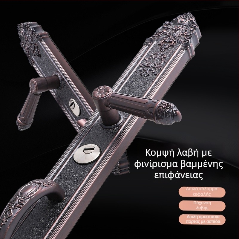 Λαβή πόρτας | Υλικό: κράμα ψευδαργύρου; Μοντέλο: 6009; Μάρκα: Hongshun; Στυλ: Ελαφριά Πολυτέλεια