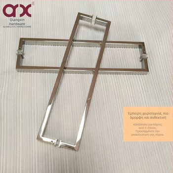 Χειρολαβή πόρτας από ανοξείδωτο χάλυβα 304 – Μοντέλο Hj-01, Νέο κινεζικό στυλ, Κεντρική τοποθέτηση στην πόρτα, Κρυφή εγκατάσταση