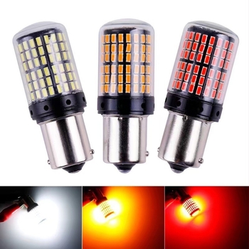 LED φανάρι σήματος στροφής αυτοκινήτου 4014, 144-SMD, 1156/1157, T20, φωτεινό φανάρι φρένων με αποκωδικοποίηση και κατά του τρεμοπαίγματος