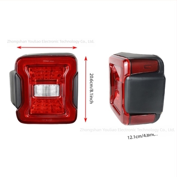 Κόκκινο LED πίσω φανάρι για Jeep Wrangler JL/JK