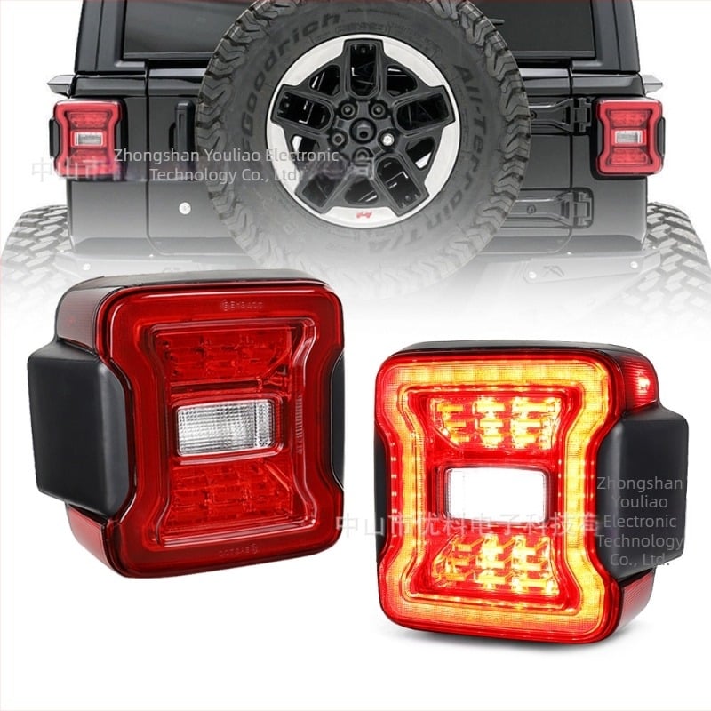 Κόκκινο LED πίσω φανάρι για Jeep Wrangler JL/JK
