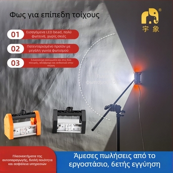 LED φορητή λαμπτήρα επισκευών για λείανση και επιθεώρηση, Yuxiang WH001, μεταλλικό σώμα, κατάλληλη για εργοτάξια και οικιακή χρήση, προσαρμογή διαθέσιμη