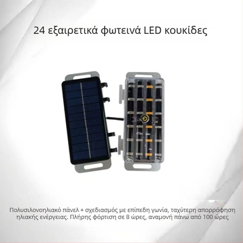 LED πίσω φανάρι αυτοκινήτου με ηλιακή ενέργεια, ABS σώμα, αναδιπλούμενα ηλιακά φώτα, καθολική συμβατότητα