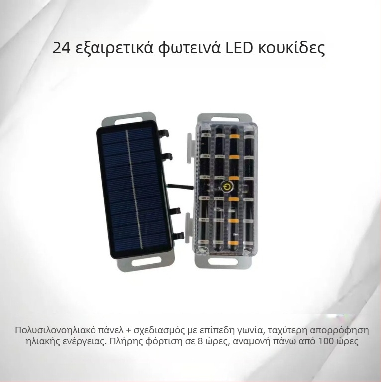 LED πίσω φανάρι αυτοκινήτου με ηλιακή ενέργεια, ABS σώμα, αναδιπλούμενα ηλιακά φώτα, καθολική συμβατότητα