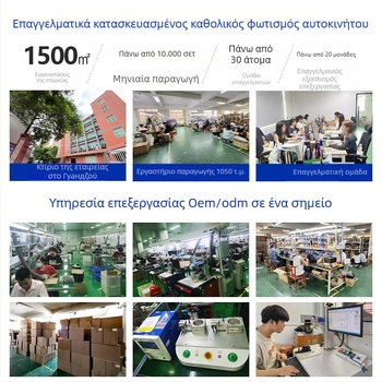 GM LED προβολέας με τρεις φακούς, 100W, 6600 lm, 9-60V, μοντέλο Q3
