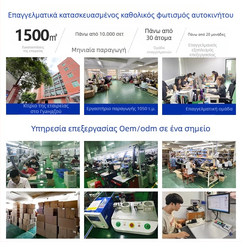 GM LED προβολέας με τρεις φακούς, 100W, 6600 lm, 9-60V, μοντέλο Q3