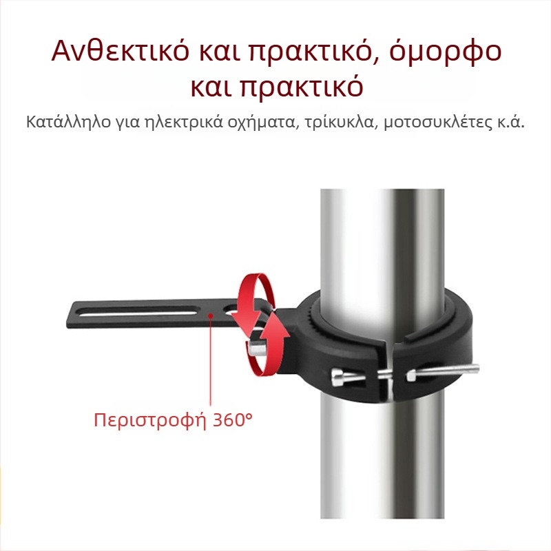 Στήριγμα προβολέα μοτοσικλέτας - πλαστικό, LED λαμπτήρα συγκρατητής