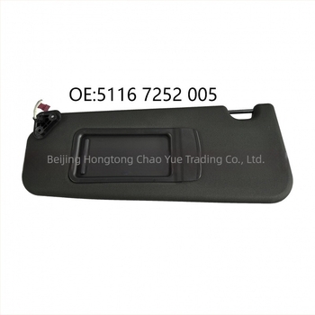 Sigsell αυτοκινήτου ηλιοπροστασία με αριστερό καθρέφτη οπισθοπορείας, OE 5116 7252 005 για BMW