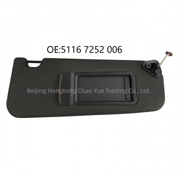 Sigsell αυτοκινήτου ηλιοπροστασία με αριστερό καθρέφτη οπισθοπορείας, OE 5116 7252 005 για BMW