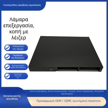 Μεταλλική θήκη ηλεκτρονικών από λαμαρίνα | Υλικά: ανοξείδωτος χάλυβας, κράμα αλουμινίου, χαλκός, κράμα ψευδάργύρου, μολυβδένιο; Πάχος: 0,5–20 mm; Διαδικασίες: κοπή με λέιζερ, σφράγιση, κάμψη, CNC τρύπημα; Επεξεργασία επιφανειών: τραχύτητα 0,1 μm