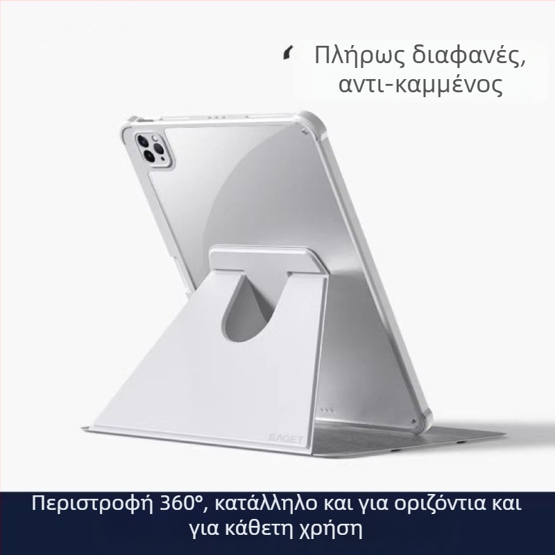 Θήκη προστασίας iPad για 11η γενιά A16 με περιστροφή 360°, δερμάτινο Pro και χαραγμένο σχέδιο