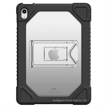 Θήκη προστασίας για iPad 10ης γενιάς, 10,9 ιντσών, με πτυσσόμενο στήριγμα, διαφανές περίβλημα από PC