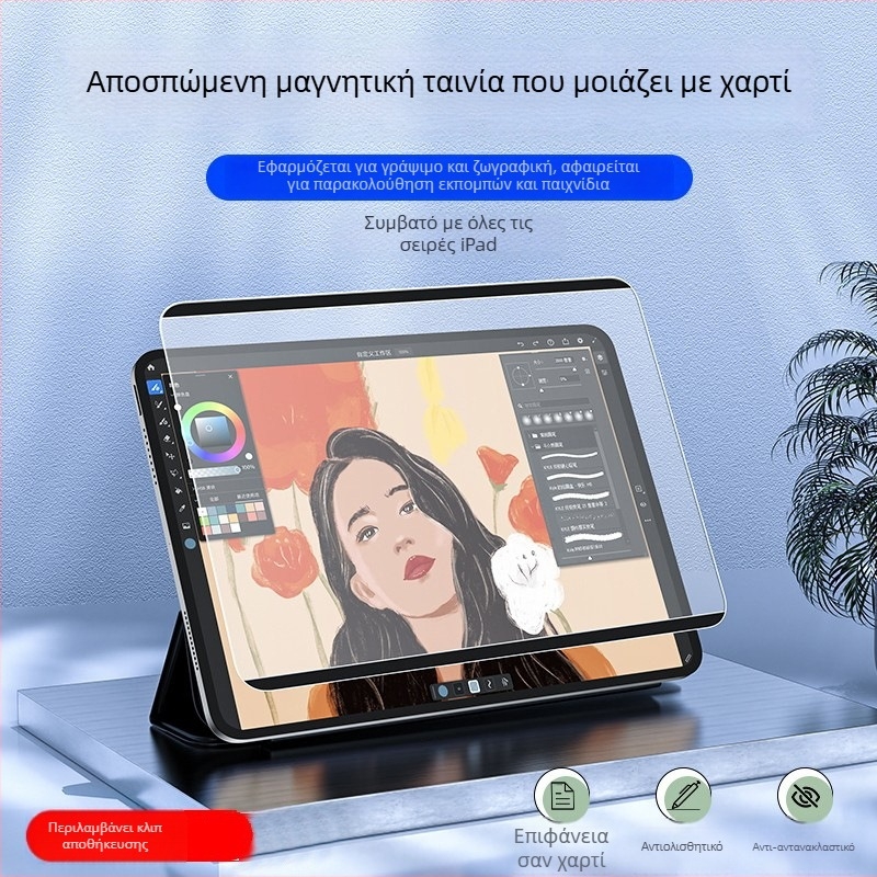 PET προστατευτικό οθόνης για Apple iPad — Ματ φινίρισμα, Αντοχή σε πτώσεις, Αυτοεπιδιόρθωση