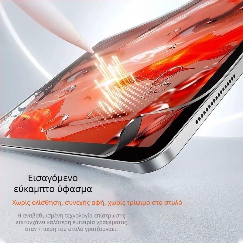 Αποσπώμενο Pro προστατευτικό φιλμ για iPad Air 6/5 και iPad 10/9, ματ PET οπίσθιο φιλμ