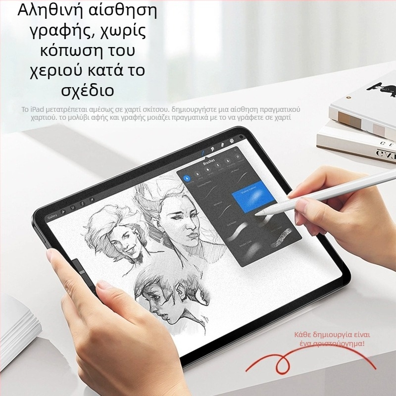 Φιλμ οθόνης τύπου χαρτί για iPad Pro – 3A φιλμ, χαρτιού-όμοιο, αντι-ανακλαστικό, υψηλής ευκρίνειας, προστασία από μπλε φως