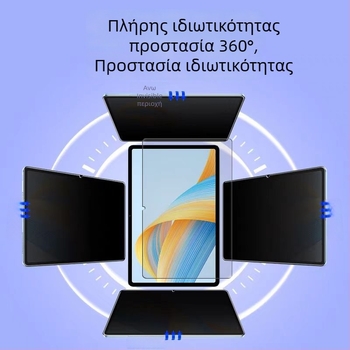 Αποκρυπτικό προστατευτικό οθόνης για iPad Pro 11 ιντσών – tempered glass, εμπρός φιλμ, 360° προστασία απορρήτου, HD, ανθεκτικό στις γρατζουνιές