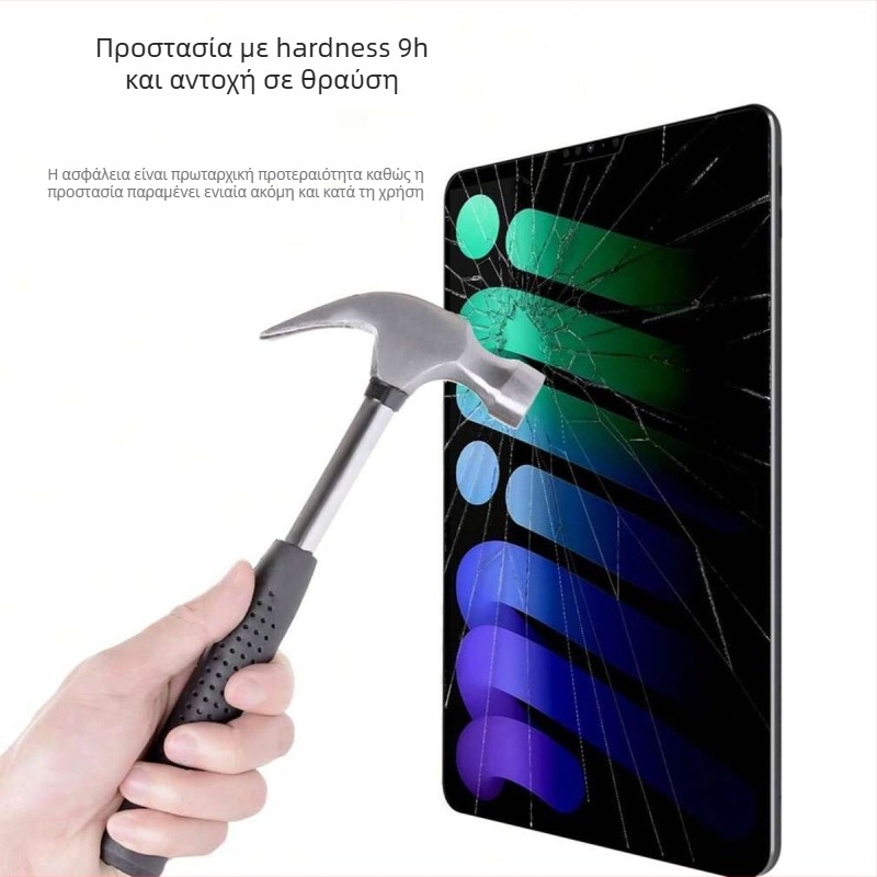 Αποκρυπτικό προστατευτικό οθόνης για iPad Pro 11 ιντσών – tempered glass, εμπρός φιλμ, 360° προστασία απορρήτου, HD, ανθεκτικό στις γρατζουνιές