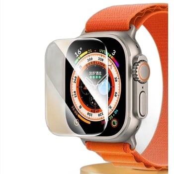 YOT tempered glass προστατευτικό οθόνης για Apple Watch Ultra 2 — γρήγορη τοποθέτηση χωρίς σκόνη