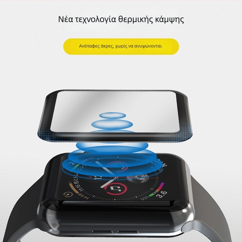 Kakaskin PMMA προστατευτικό φιλμ πλήρους οθόνης για Apple Watch Series 7 – PMMA θερμοκαμπύλο