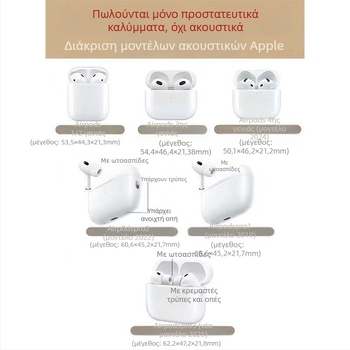 Χαριτωμένο Tamagotchi cartoon θήκη σιλικόνης για AirPods Pro 2/3 — ανάγλυφη προστατευτική μαλακή θήκη