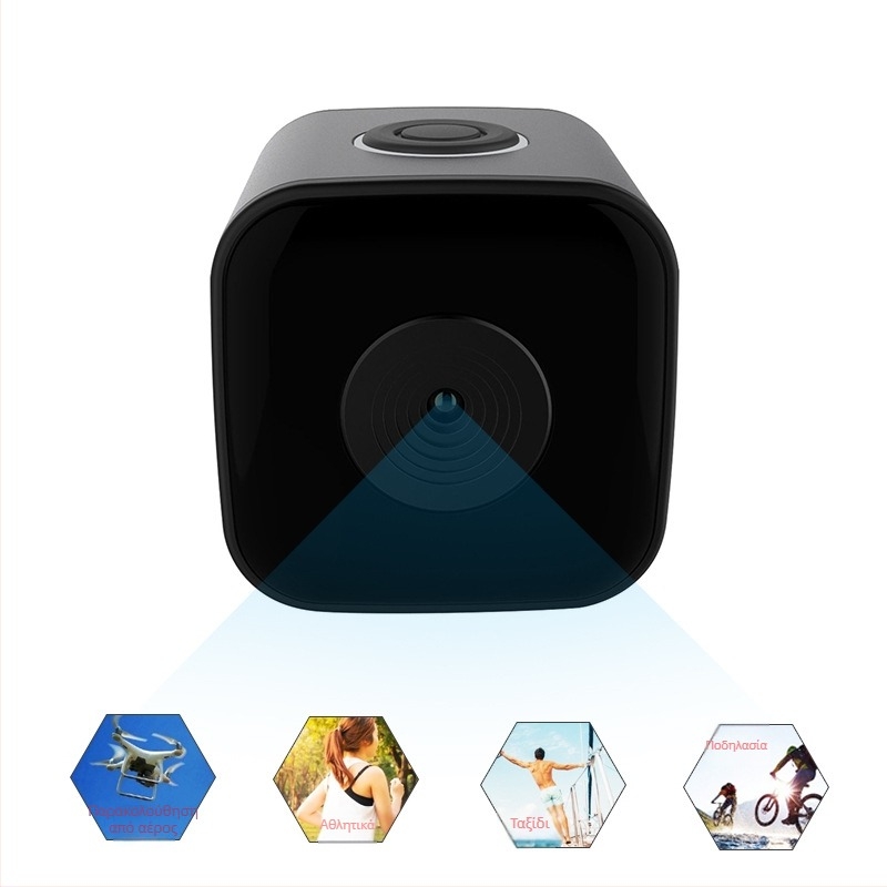 SQ28 αδιάβροχη αεροπορική κάμερα με DV, 1080P βίντεο, νυχτερινή όραση χωρίς φως, αποθήκευση σε TF κάρτα, μπαταρία 90 λεπτών