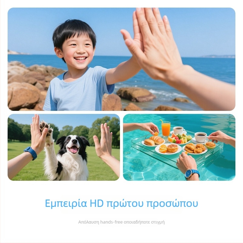 Συμπαγής κάμερα δράσης για τοποθέτηση στο στήθος, κατάλληλη για ποδηλασία και αναρρίχηση