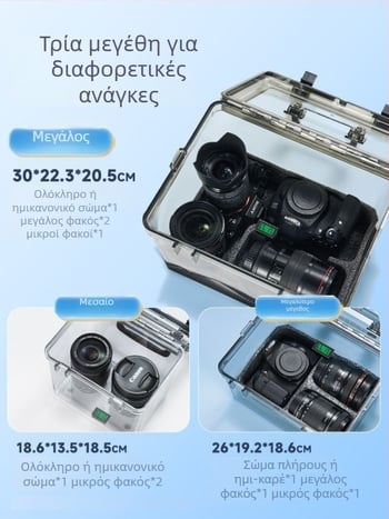 Θήκη Αποφυγής Υγρασίας για Κάμερα SLR Ψηφιακό Εξοπλισμό – Στέγνωμα, Ανθεκτικό στη Μούχλα, Ασφαλής Αποθήκευση Φακών
