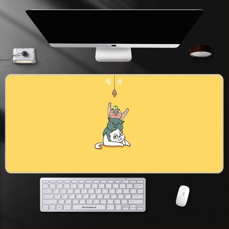 Pad ποντικιού για γραφείο και παιχνίδια: φυσικός καουτσούκ, αντιολισθητικό, εκτύπωση μεταφοράς θερμότητας, OEM προσαρμογή.