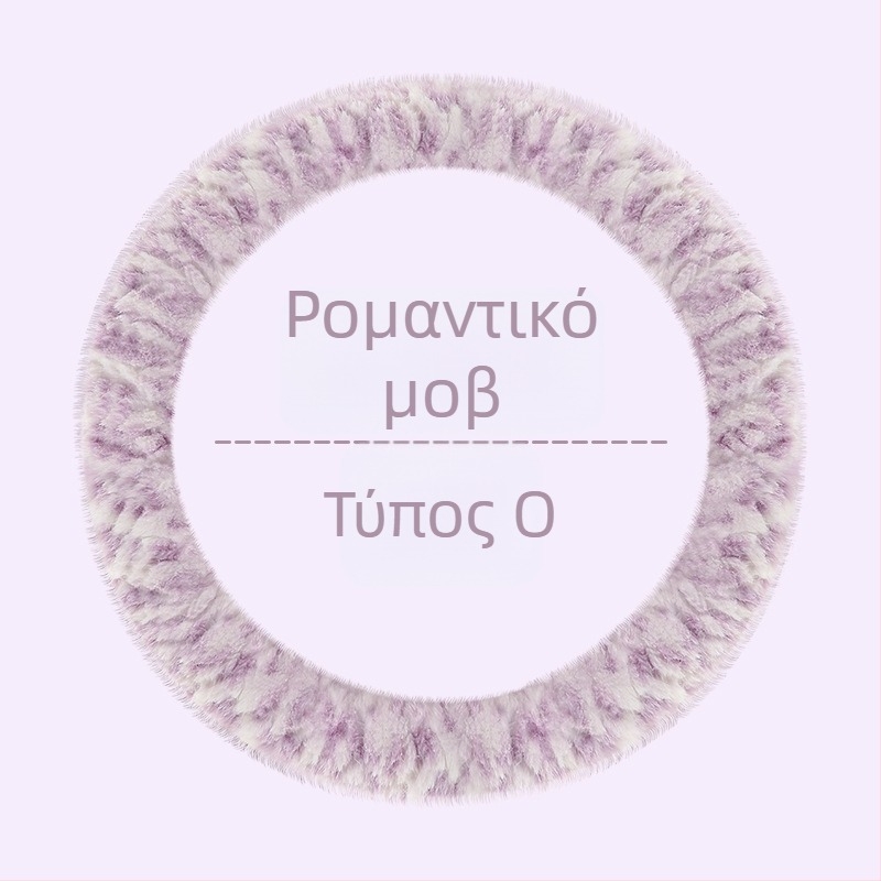 Κάλυμμα τιμονιού αυτοκινήτου – unisex, χειμερινό μοντέλο, συνθετικό βελούδινο ύφασμα, αντιολισθητικό, μινιμαλιστικό στυλ (Συνθετικό βελούδινο ύφασμα, Εγκατάσταση: Καθολική, Χειμώνας, Καθολικές μάρκες αυτοκινήτων, Μινιμαλιστικό στυλ)