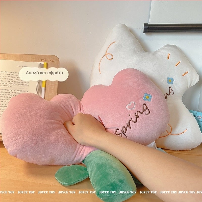 Κούκλα λούτρινο τουλίπας - εξαιρετικά μαλακός βελούδινος plush, φυτικό στυλ, γέμισμα PP βαμβάκι, μάρκα Cute Pine, αδειοδοτημένη ιδιωτική μάρκα, ηλικίες 7–14 ετών