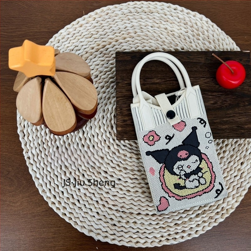 Τσαντάκι χεριού με καρδιά και υφή για κινητό — στυλ φρέσκου και γλυκού, υλικό πολυεστέρας, σχήμα κάθετα τετράγωνο, κλείσιμο με λουκέτο, εσωτερική θήκη για κινητό