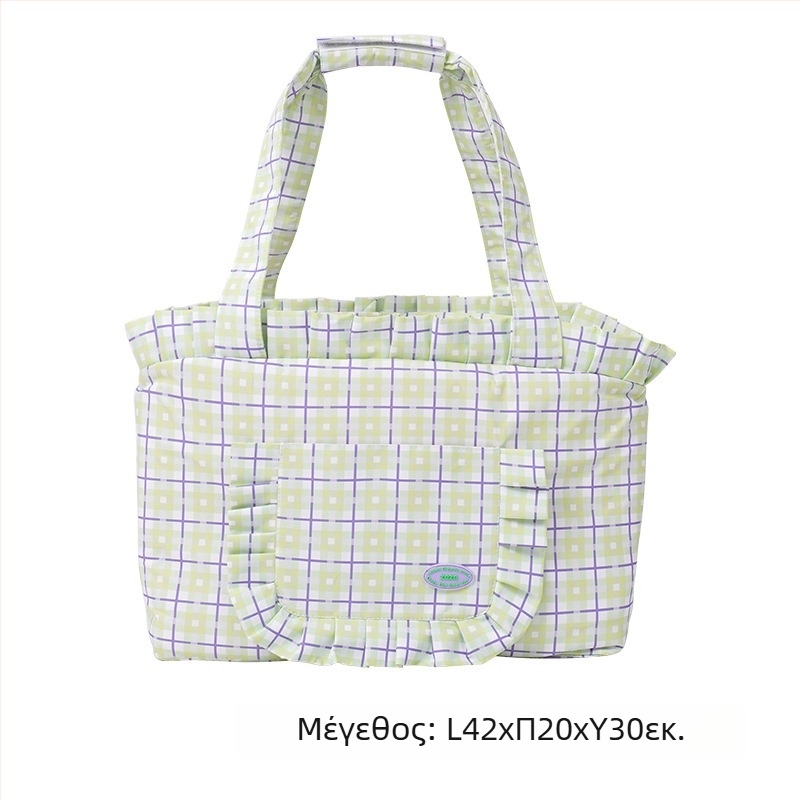 ZEZE Τσαντάκι μεταφοράς κατοικίπιοu – Μαλακό, Μονόχρωμο σχέδιο, Χωρητικότητα 15000