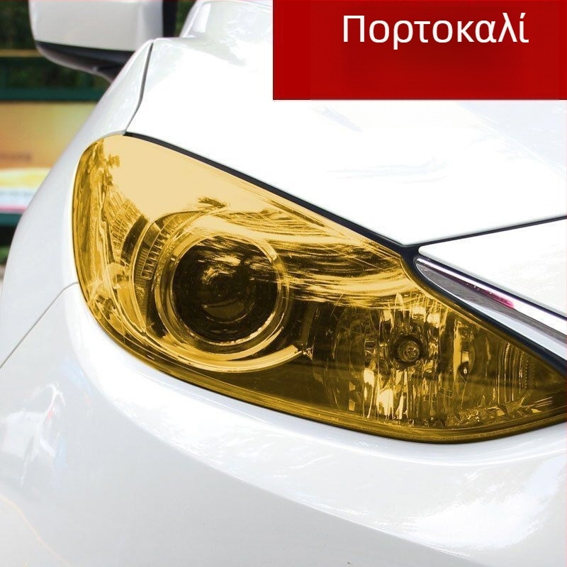 Φίλμ προστασίας προβολέων και πίσω φώτων αυτοκινήτου, αλλαγή χρώματος, γυαλιστερό διαφανές φινίρισμα, PVC, Rabbit hard