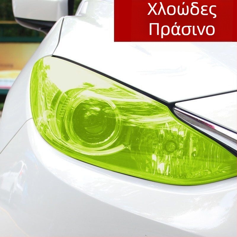 Φίλμ προστασίας προβολέων και πίσω φώτων αυτοκινήτου, αλλαγή χρώματος, γυαλιστερό διαφανές φινίρισμα, PVC, Rabbit hard