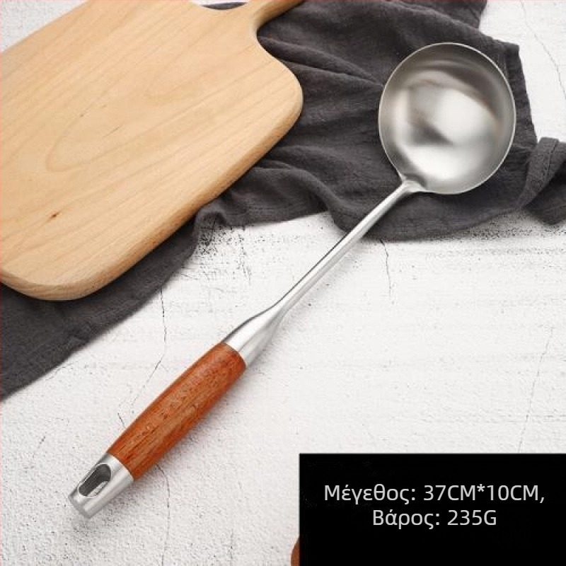 Ανοξείδωτο ατσάλι κουτάλι σούπας με μακριά λαβή για σερβίρισμα σούπας και χυλού