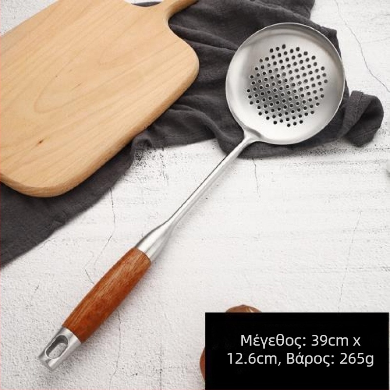 Ανοξείδωτο ατσάλι κουτάλι σούπας με μακριά λαβή για σερβίρισμα σούπας και χυλού