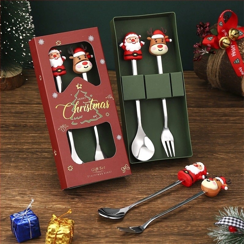 Σετ πιρούνι και κουτάλι από ανοξείδωτο ατσάλι 410, με καθρέπτινο φινίρισμα, χειροποίητο, δυνατότητα εκτύπωσης λογότυπου